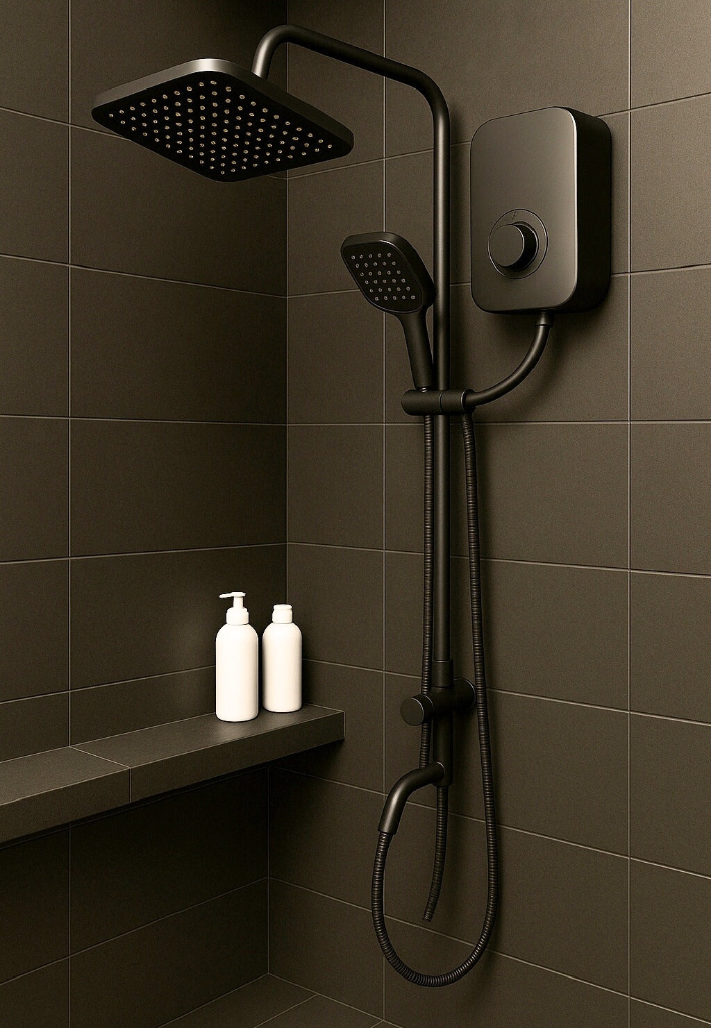 Multipoint Black Rain Shower Set | JT-5071L BK
