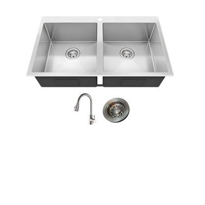 Double Tub Topmount Kitchen Sink | RST 3322A