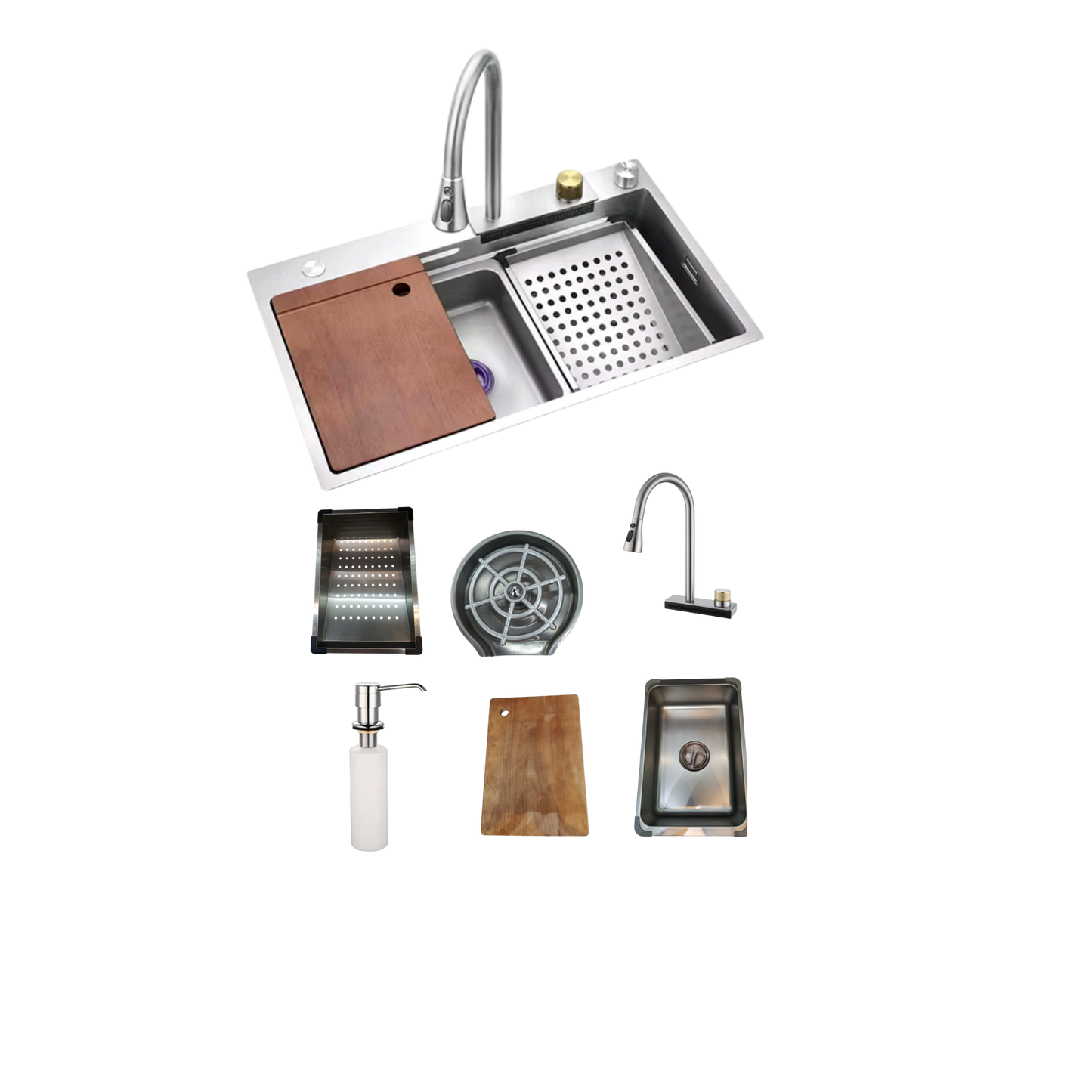 Stainless Raindance Work station Sink | JT-62010