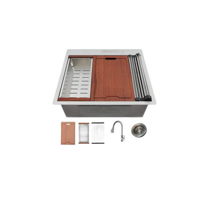 Undermount Workstation Stainless Steel Kitchen Sink | RST 6450 ED