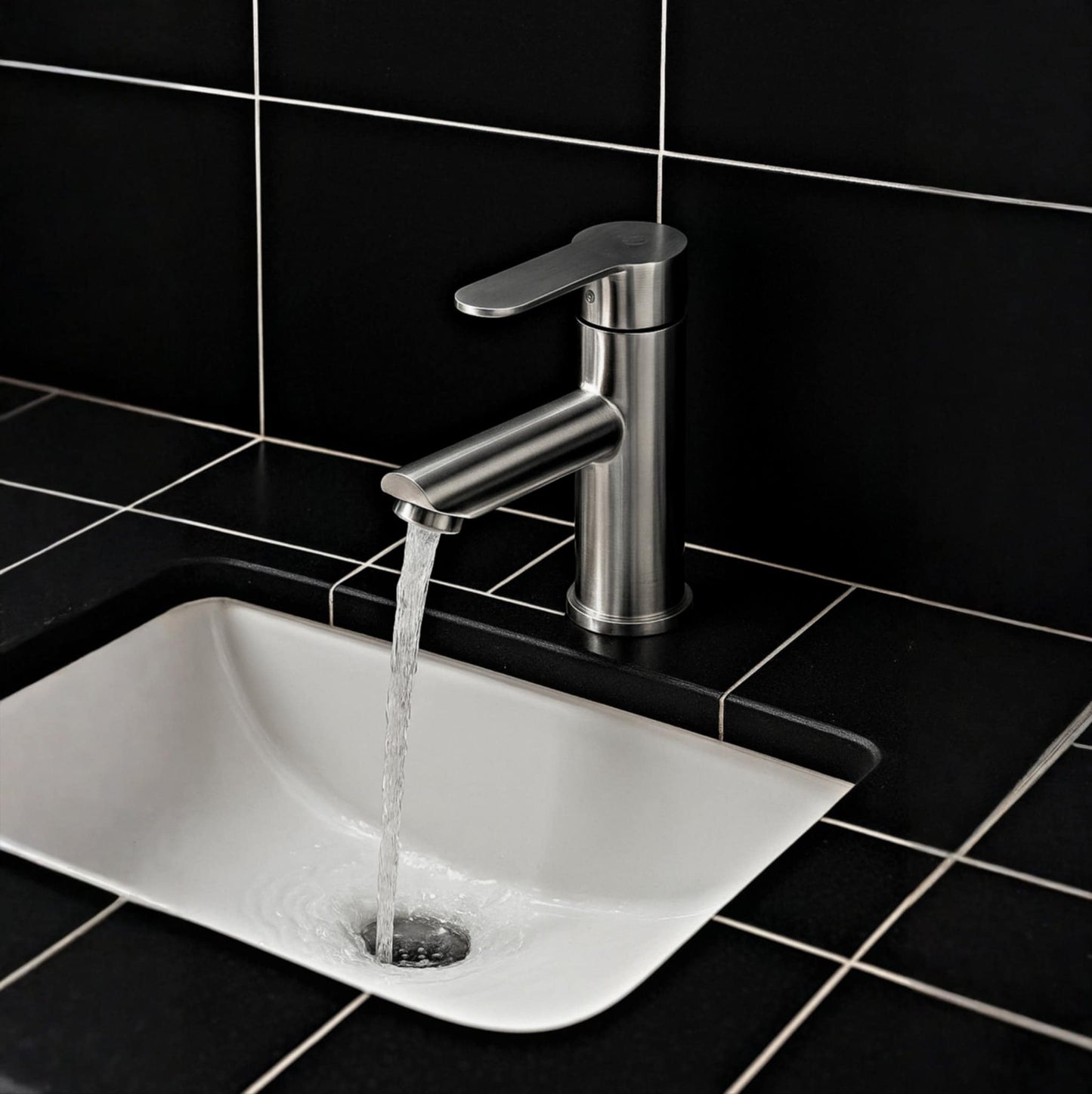 Short Lavatory Faucet Flat Handle | JT 5060 FS