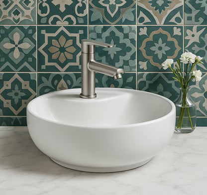 Short Lavatory Faucet Flat Handle | JT 5060 FS