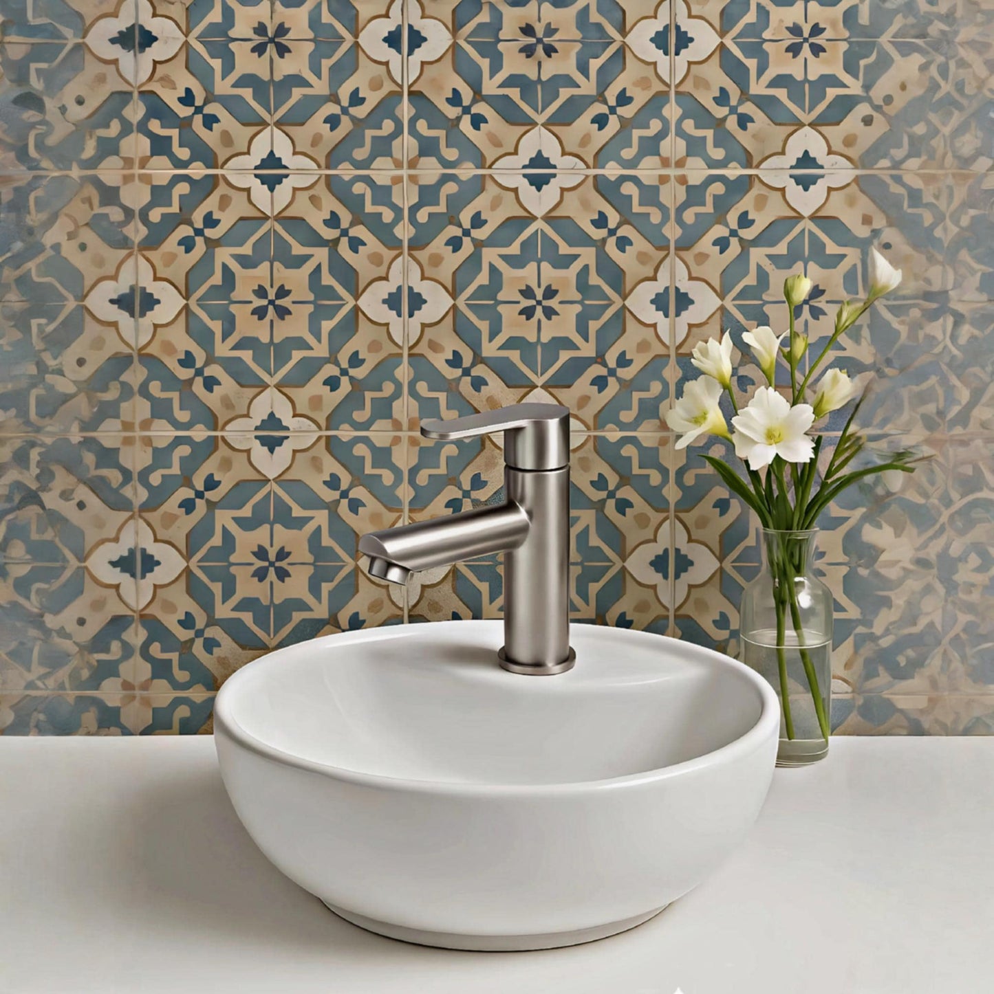 Short Lavatory Faucet Flat Handle | JT 5060L FS