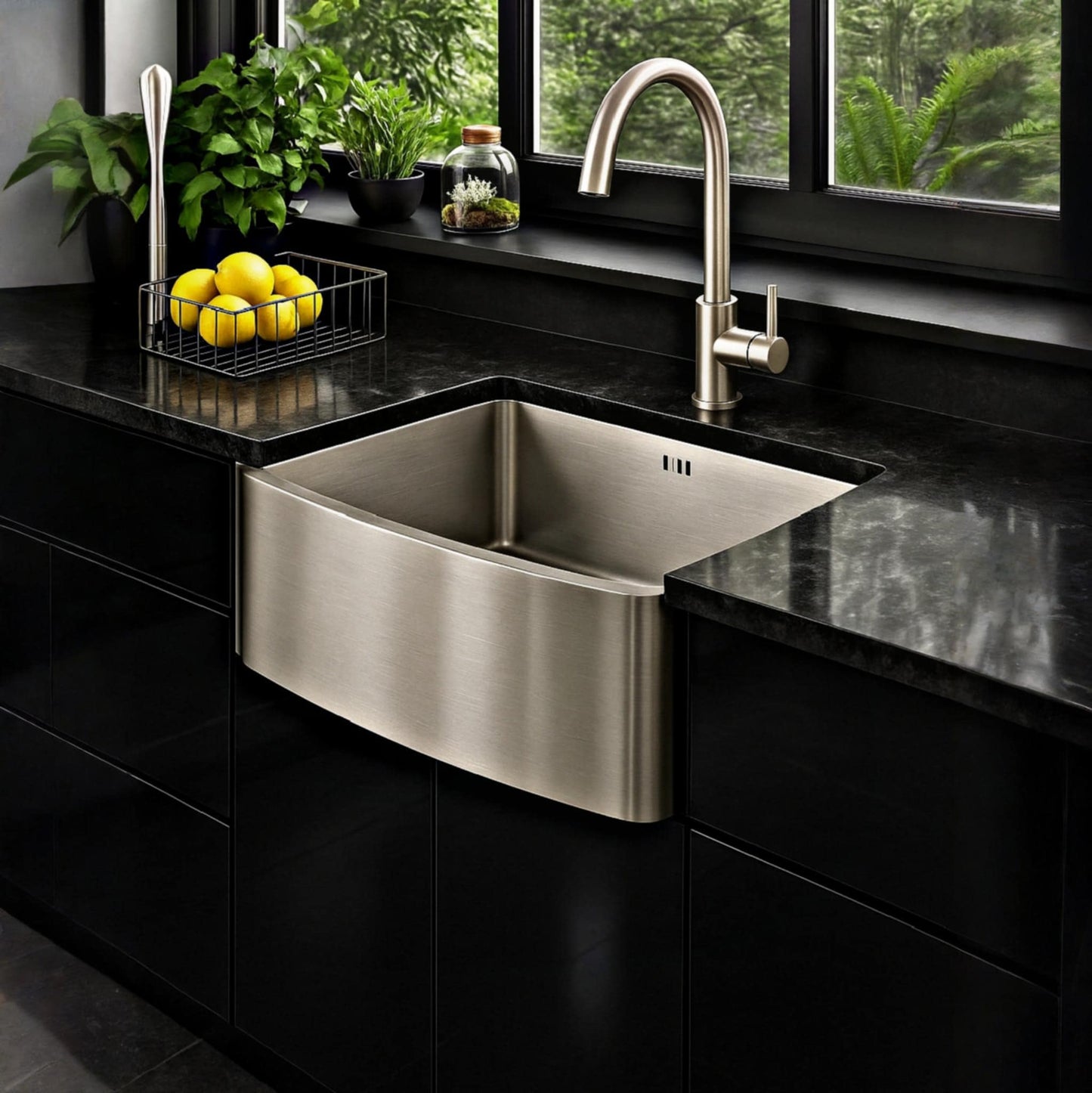 Single Tub Farmhouse Kitchen Sink | ARS 2420C