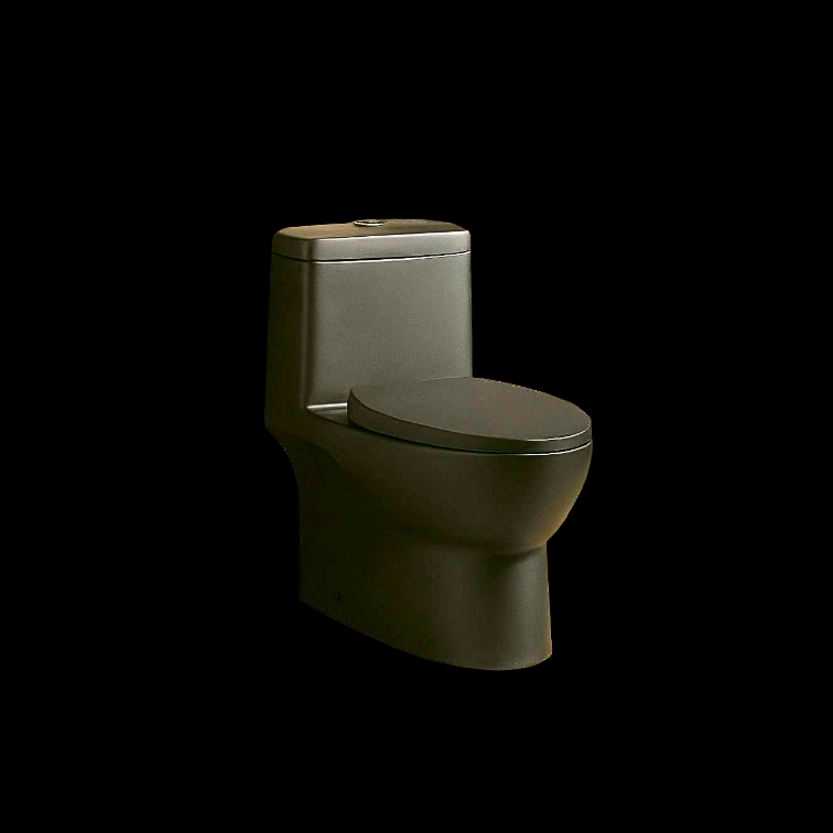 ST 2137BL One Piece Black Water Closet