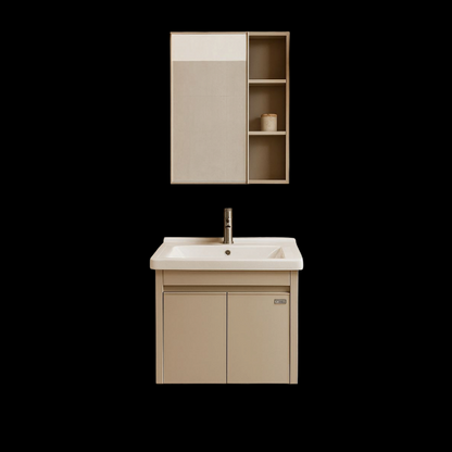 YC 921 Aluminum Soft Beige Vanity Set