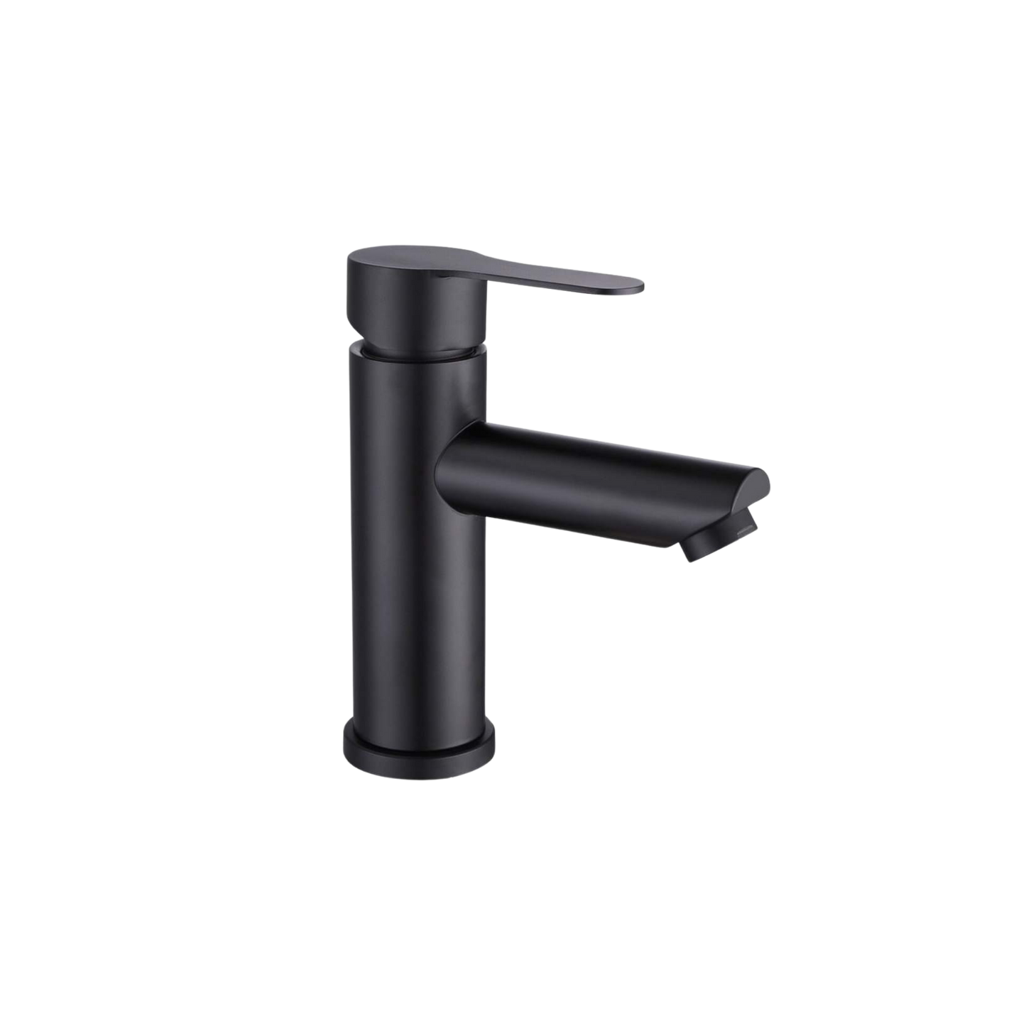 Short Black Lavatory Faucet Flat Handle | JT 5060 BK FS