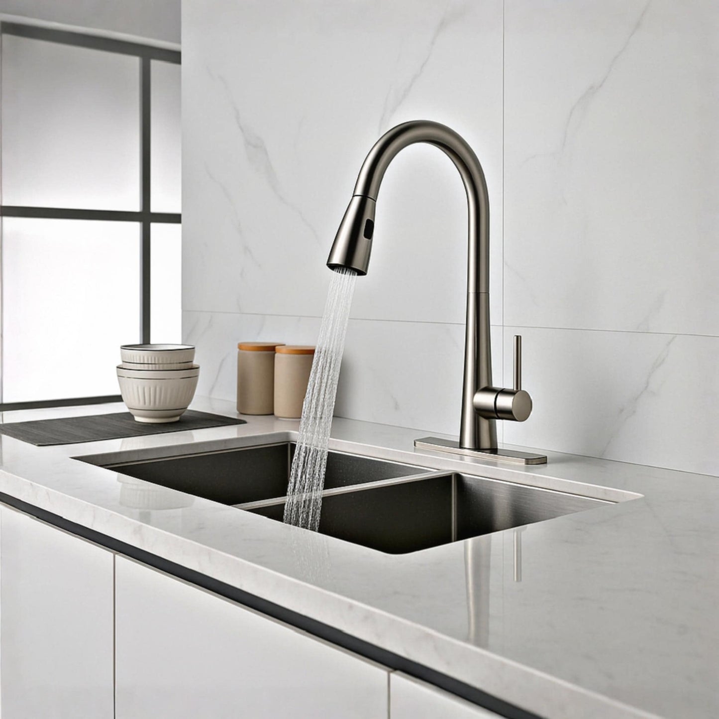 Gooseneck Pullout Faucet | JT 7350